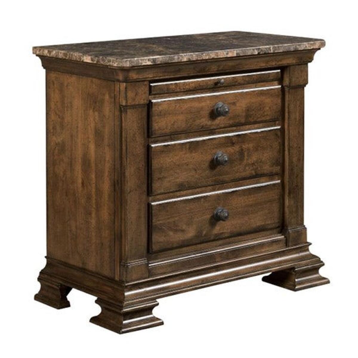 Portolone Bachelors Chest with Marble Top Portolone Bachelors Chest with Marble Top - Image 1