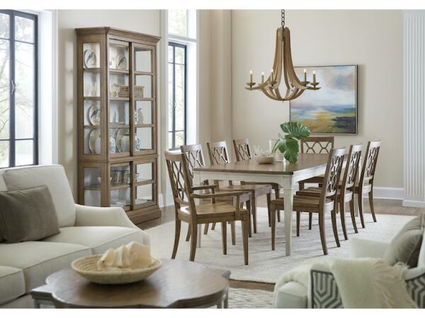 Montebello 82in Rectangle Dining Table w/ 1-20in leaf - Image 2