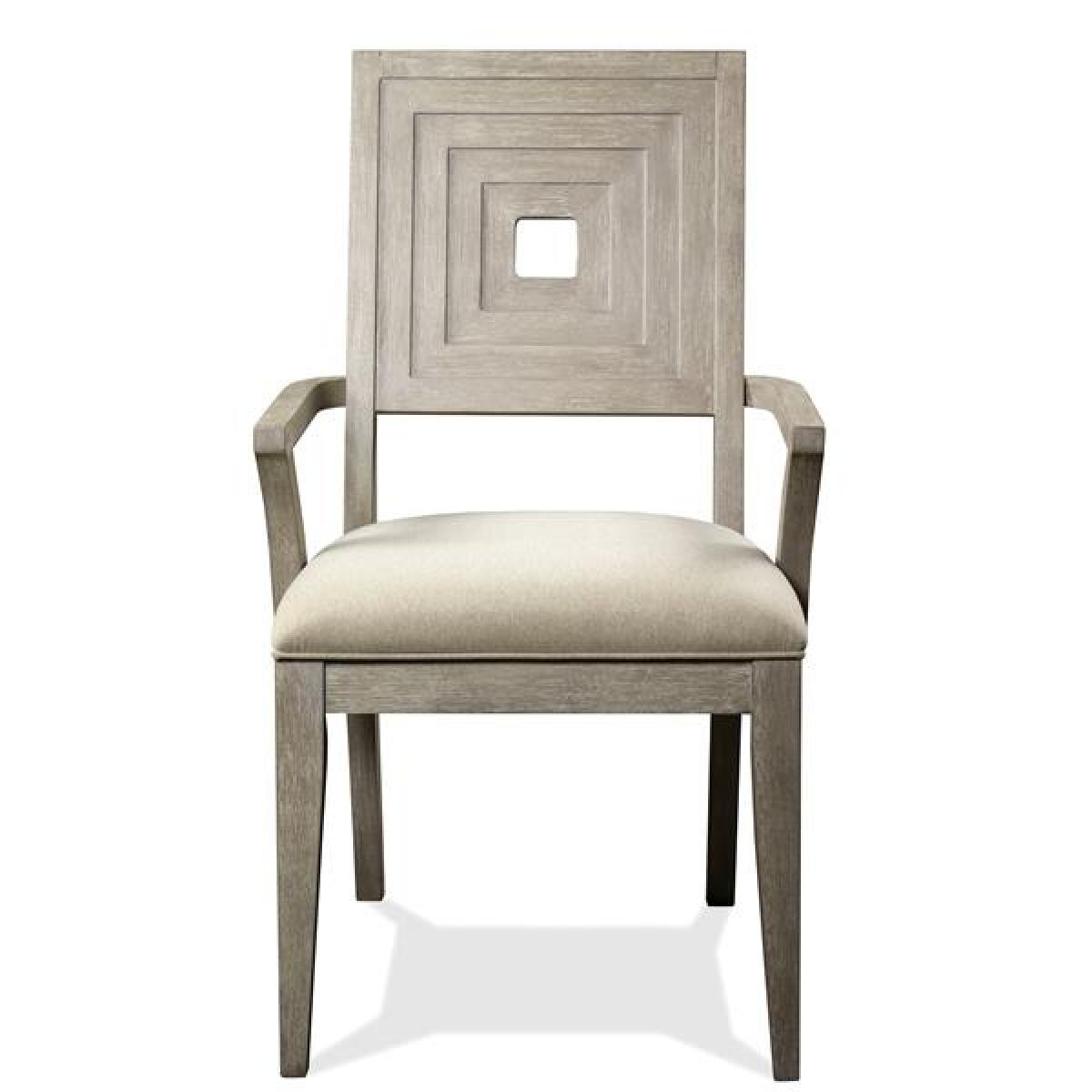 Cascade Upholstered Wood Back Arm Chair Cascade Upholstered Wood Back Arm Chair - Image 1