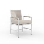Vegas Stackable Sling Dining Chair Outdoor Chairs Sunset West 7