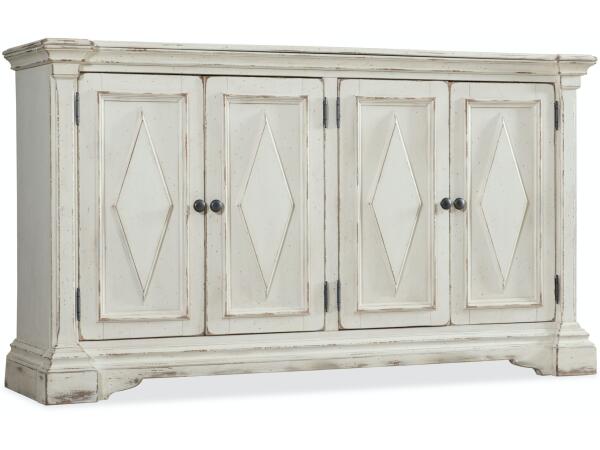 5662-85001-WH Four-Door Cabinet Dining Storage Hooker Furniture