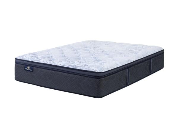 Perfect Sleeper Blue Lagoon Nights Plush Pillow Top California King Serta