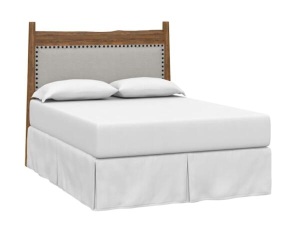 Benchmade Heritage Maple Live Edge Uph Panel Headboard Beds Bassett Furniture