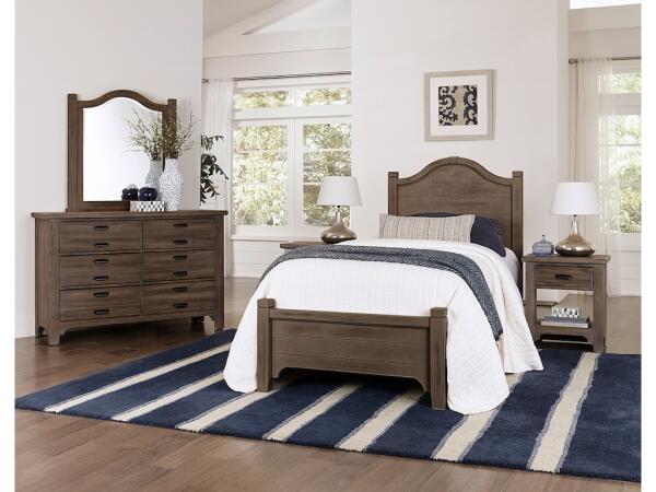 Bungalow Home Arched Bed Twin Folkstone Beds Vaughan Bassett 4