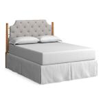 Benchmade Midtown Maple Bedside Table W/Charger Nightstands Bassett Furniture 3