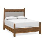 Benchmade Heritage Maple Upholstered Panel Bed Beds Bassett Furniture 2