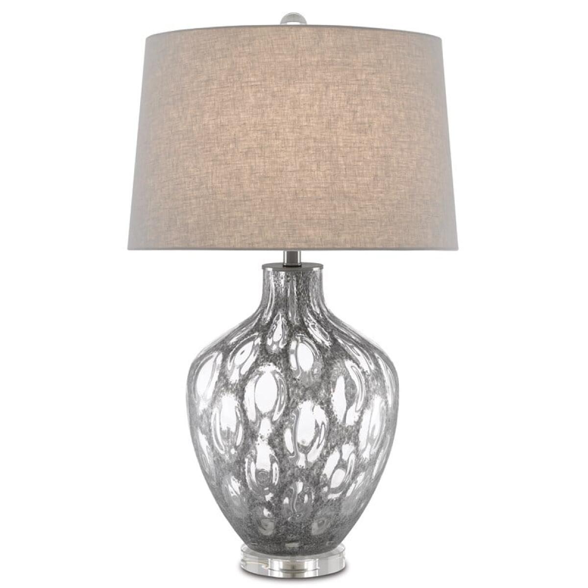 Samara Gray Table Lamp Lighting Currey & Company Samara Gray Table Lamp Lighting Currey & Company