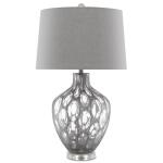 Samara Gray Table Lamp Lighting Currey & Company 6