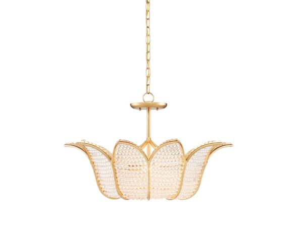 Bebe Beaded Glass Chandelier Lighting Currey & Company