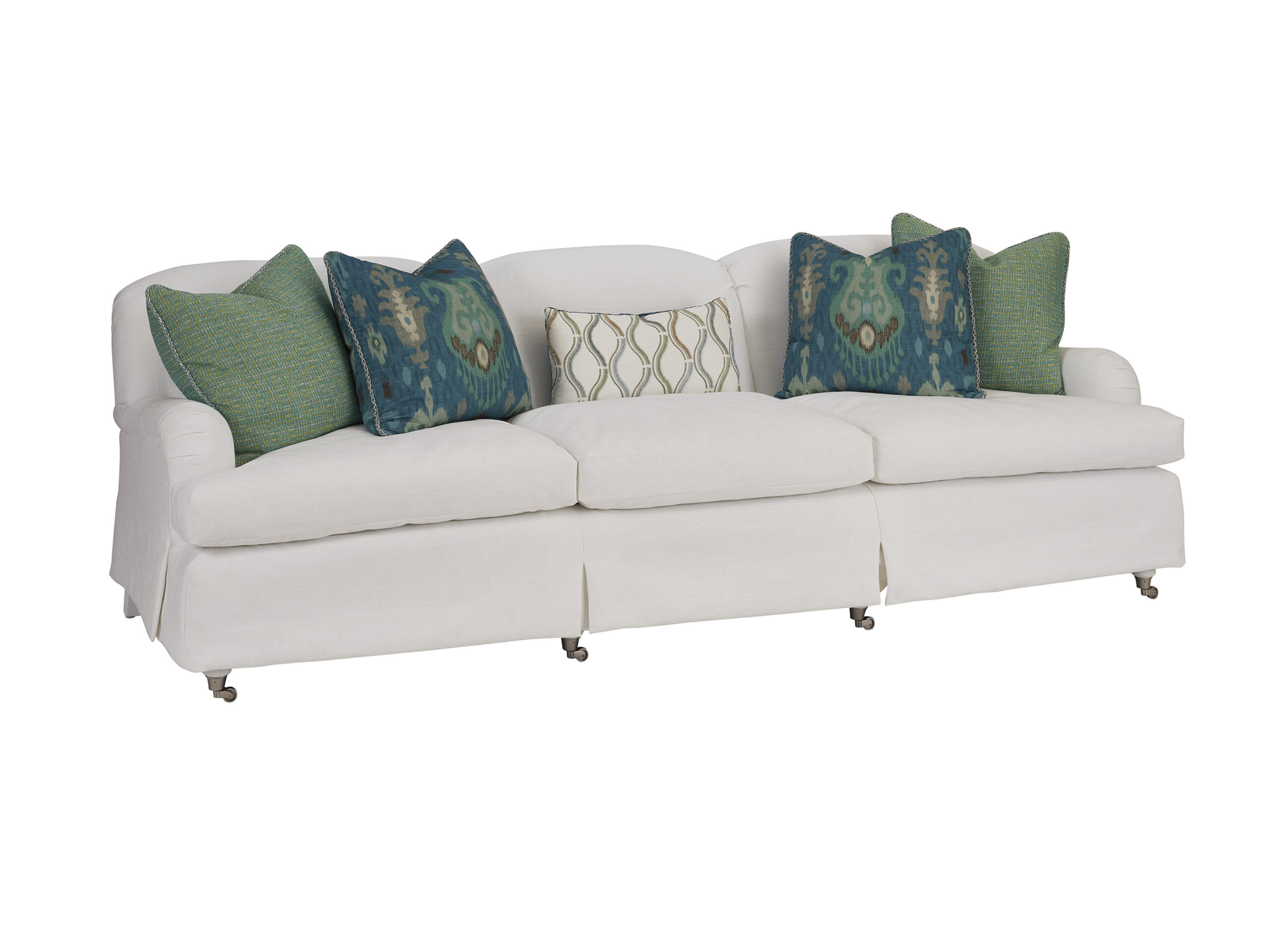 Barclay Butera Upholstery Athos Sofa W/ Pewter Casters 5265-33P
