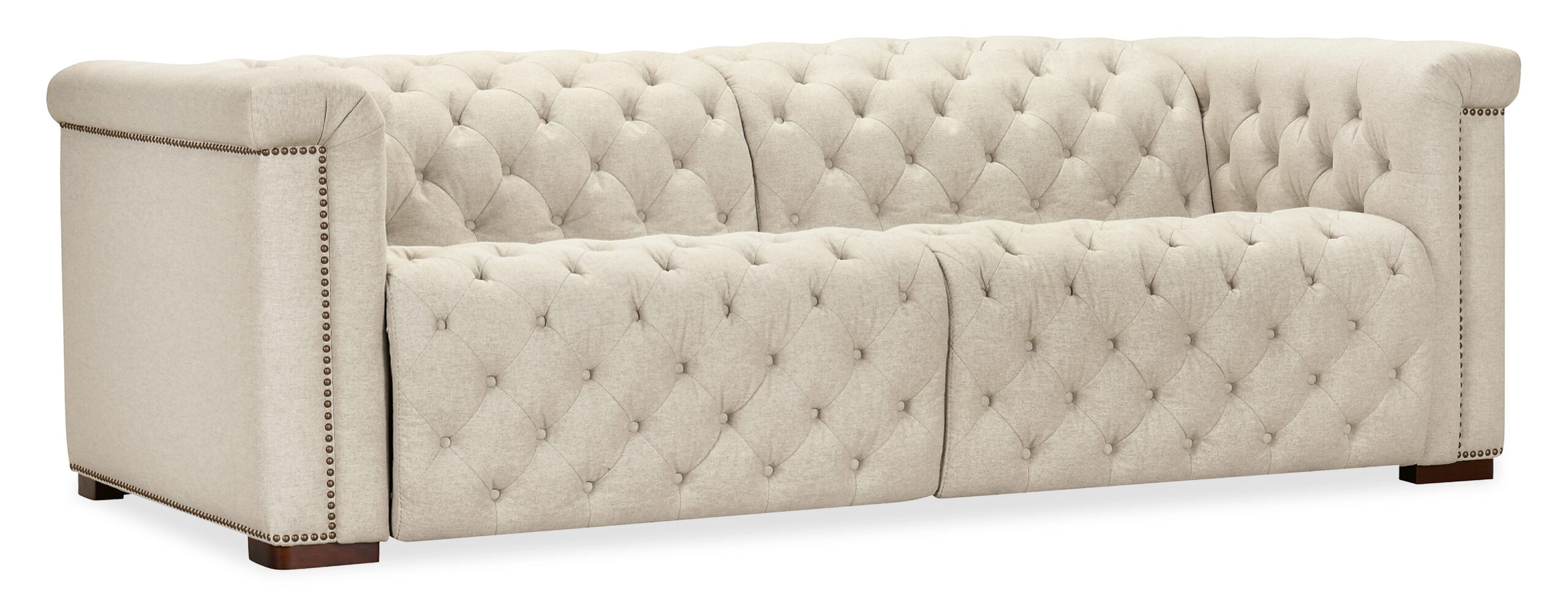 Savion Deux Sofa with Power Recliners and Power Headrests