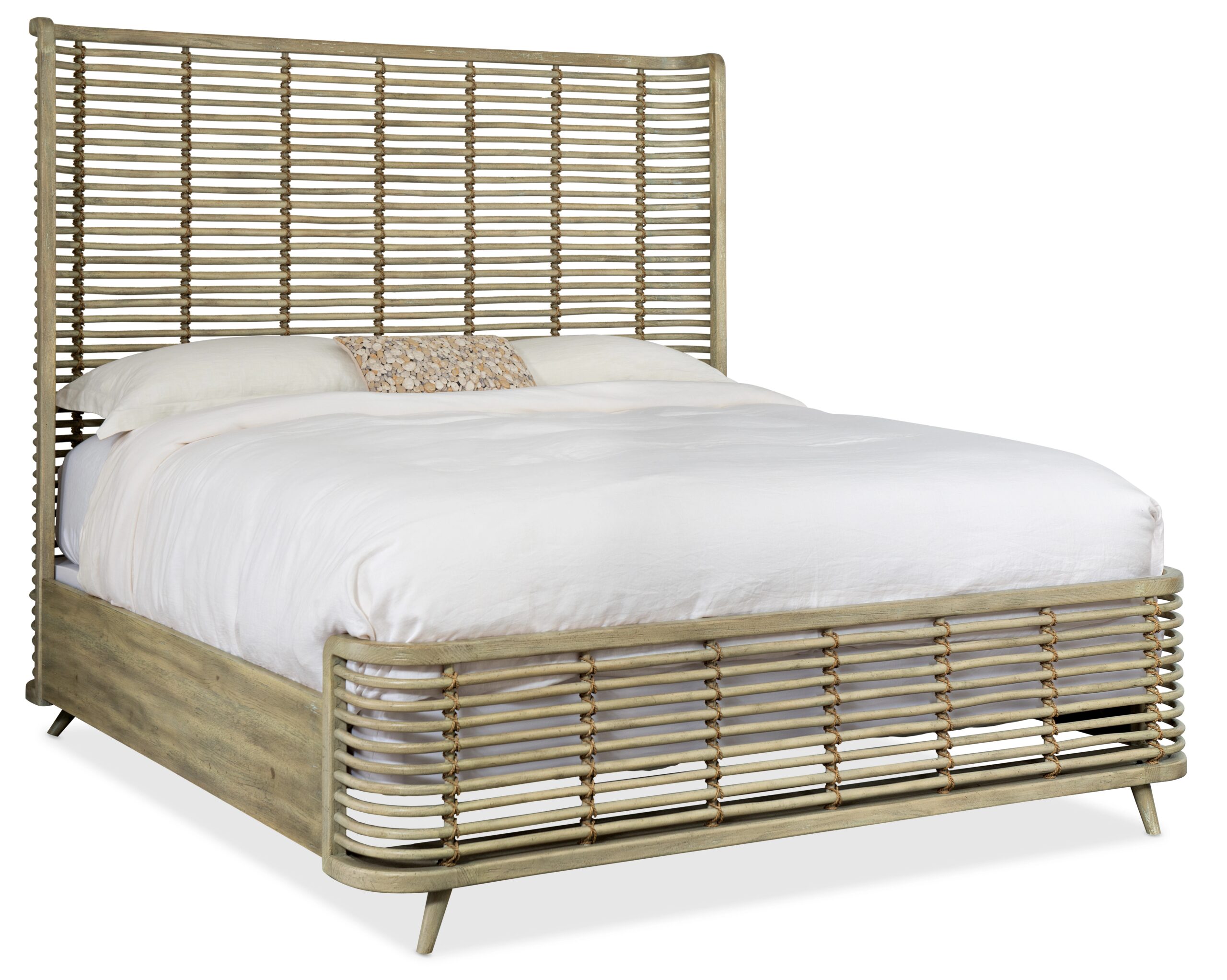 Surfrider King Rattan Bed