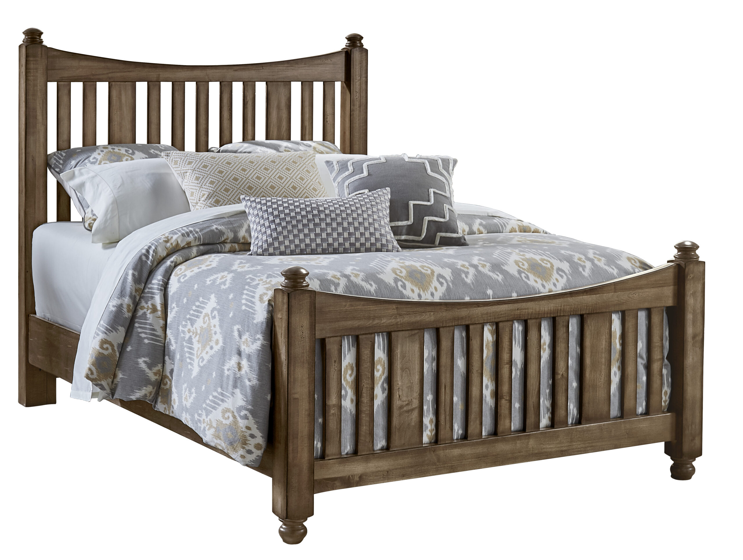 Maple Road Slat Poster Bed With Slat Poster Footboard - 117-668/866/944/MS2