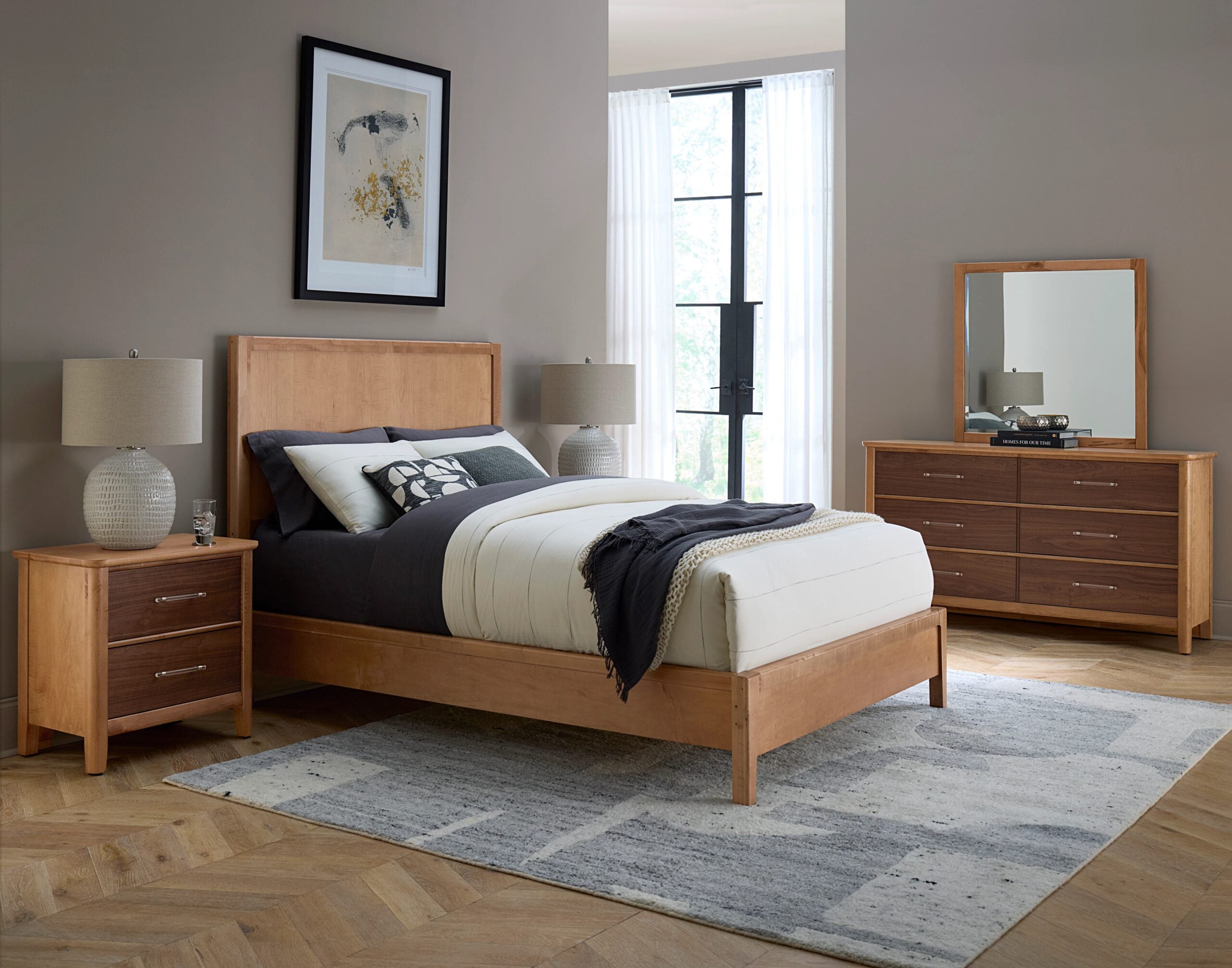 King Panel Bed